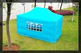 10x15' Blue Easy Set Pop up Party Tent Canopy Gazebo