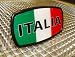 ITALIA FLAG ITALY Trailer Hitch Cover Mirror Style
