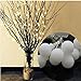 LUMAND 20 LED Globe String Lights Warm White Color [Remote & Timer] Battery Operated on 6.56ft/2m Ball Fairy Lights for Garden Party Tree