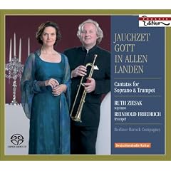 Bach, J.S.: Jauchzet Gott In Allen Landen! / Zelenka, J.D.: Psalm 112 (Cantatas For Soprano And Trumpet) (Ziesak, R. Friedrich)
