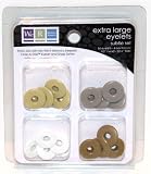 We R Memory Keepers Extra Large Round Eyelets Subtle Set 1/2 We R Memory Keepers Extra Large Round Eyelets Subtle Set 1/2