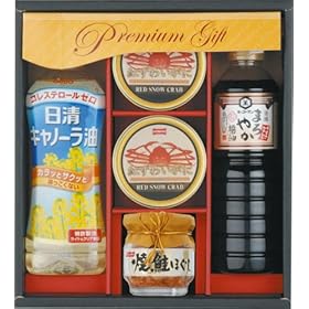 【クリックで詳細表示】日清オイリオ＆シーフードバラエティギフト