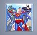 Search : Justice League Superman Batman Martian Manhunter Flash Green Lantern DOUBLE Switch Plate Switchplate: You Choose