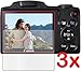 3x Canon PowerShot SX510 HS SX-510 HS Digital Camera Premium Clear LCD Screen Protector Cover Guard Shield Film Kits. Exact fit, no cutting. (3 pieces by GUARMOR)