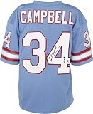 Earl Campbell Autographed Sky Blue Custom Jersey