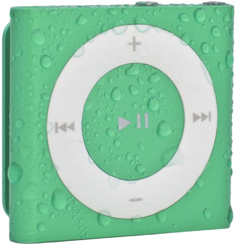 Waterfi 100% Waterproof iPod Shuffle with Dual Layer Waterproof/Shockproof Protection (Green)