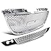 Spec-D Tuning for Gmc Yukon Denali Xl Chrome Upper Mesh Grill, Lower Grille Combo 2Pcs