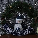 Indianapolis Colts Snowman LED Wreath