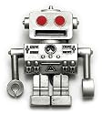 ROBOT Belt Buckle Retro Toy Indie Punk Emo