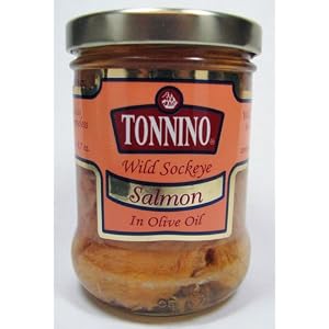 Tonnino Wild Alaskan Sockeye Salmon In Olive Oil 6.7 Oz. Jar by Tonnino