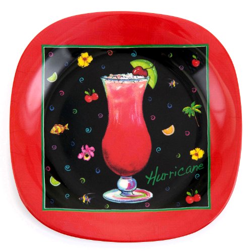 Merritt Happy Hour Collection Melamine Dishware 24345-5-E2R00, Type: Hurricane Plate 8″