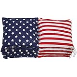 Free Donkey Sports&reg; Regulation Cornhole Bags (Set of 8) Stars and Stripes