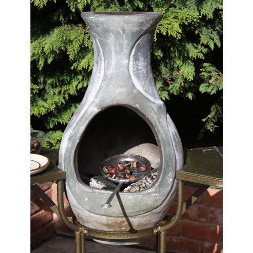 Steel Chestnut Roasting Pan For Bbq Chiminea Fire Bowl D 19cm L