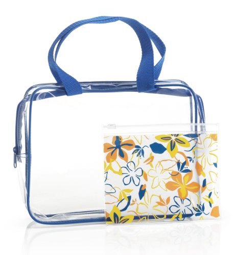 2 Transparent Travel Bags