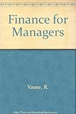 Finance for managers