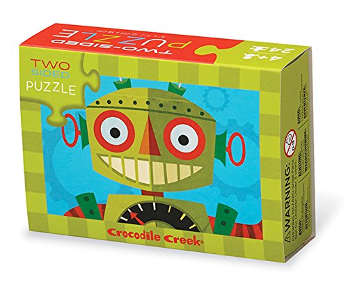 Crocodile Creek 24-pc Two-sided puzzle/Robots