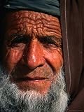 Bearded Afghan Man, Looking at Camera, Mazar-E Sharif, Afghanistan Photographic Poster Print by Stephane Victor, 48x64