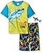 AME Sleepwear Boys' Shark Zone 2pc Pajama Short Set
