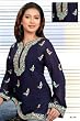 Blue designer wear kurti (women's tops) / Tunic