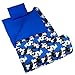 Wildkin Kids Sleeping Bag for Boys and Girls, Includes Pillow and Stuff Sack, Perfect Size for Slumber Parties, Camping, and Overnight Travel, Patterns Coordinate with Our Nap Mats and Lunch Boxes