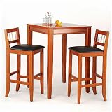 Home Styles 5120-35 Manhattan Pub Table Only - Cottage Oak With Copper Finish Apron