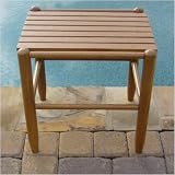oak outdoor furniture-Side Table in Medium Oak