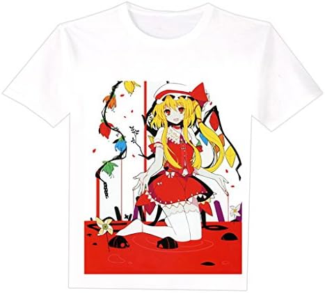 Touhou Project Anime T-Shirt Flandre Scarlet White XX-Large