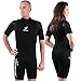 Seavenger 3mm tropical shorty for watersport/diving/snorkeling- All Black Wetsuits Size 5XL