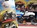 Hot Wheels Monster Jam Set: Dalmation Monster Mutt Scale 1/24 & Dalmation Mutt, Juras...