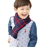 子供用マフラー可愛い お洒落 ニートスカーフキッズ 格子柄 厚手 秋冬 ネックウォーマー 巻物 襟巻 児童 男の子 女の子 ファッション アクセサリー 大きいサイズユニセックス 入園 入学 クリスマス