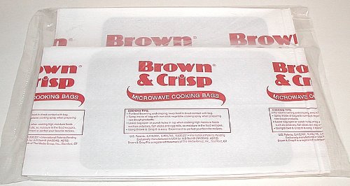 Pack Of 30 Microwave Oven ~ Brown and Crisp ~ Cooking Bags