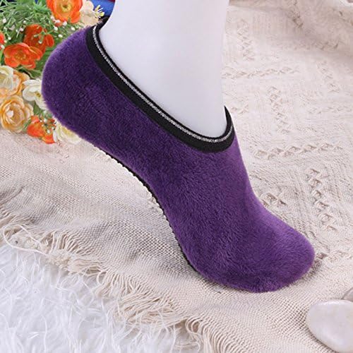 Your Sueprmart Women Casual Anti-Slip Yoga Socks Sport Fitness Socks Purple