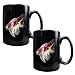 Phoenix Coyotes NHL 2pc Black Ceramic Mug Set - Primary Logo by Great American Products