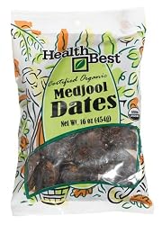 Health Best Dates Medjool, 16-Ounce Units (Pack of 3)