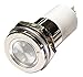 Flat Indicator Light, LED Lamp Type, 12VDC Voltage, 16mm Mounting Dia. Size