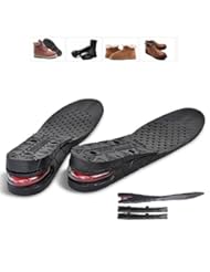 Home Improvement: Flexzion Unisex Increase Insole 2 Layer Height Shoes Heel Full Insert Lift Elevator Air Cushion Pad 5cm (Approximately 2 inches) Taller for Adult Men Women Size USA 4.5-9 - Flexzion