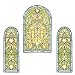 All Products : Stained Glass Wall Mural Set
