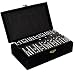 Domino Double 9 Black Tiles Jumbo Tournament Size w/Spinners