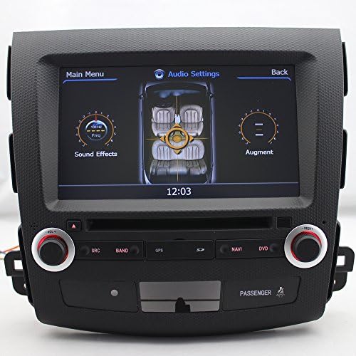 Honfox Car DVD GPS Headunit Radio for Mitsubishi Outlander Peugeot 4007 with Tv Bluetooth 3 Zone PIP SWC