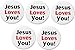 QTY 5 Jesus Loves You! 2.25â€ Large Pinback Buttons Pins Christian Faith Church