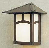 Arroyo Craftsman EW-7-BZ Bronze Evergreen Craftsman / Mission 1 Light Outdoor Wall Sconce from the E