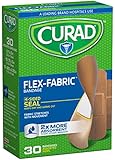 Curad Flex-Fabric Bandages, Assorted Sizes, 30 Count