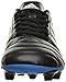 adidas Men's Goletto V FG Soccer Shoe, Black/White/Solar Blue S, (8.5 M US)