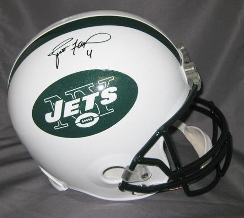 Brett Favre Signed Helmet - New York Jets Proline - Autographed NFL Helmets