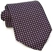 Givenchy Purple Logo Pattern Polka Dot Silk Necktie GV-TIES-68