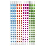 Zak Reusable Polycarbonate Stripe Straws - Set of 12