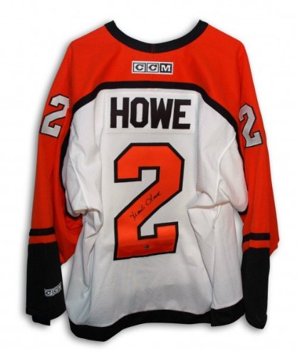 Mark Howe Autographed/Hand Signed Philadelphia Flyers CCM Jersey