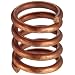 Silver-Coated Beryllium Copper Compression Spring .370" OD x .051" Wire Size x 0.430" Free Length (Pack of 10)