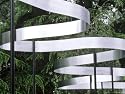 Aluminium Curve Scuplture Photographic Poster Print by Jason Ingram, 24x18