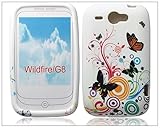 Popular Flower Silicone Case Cover for HTC Wildfire G8 Butterfly